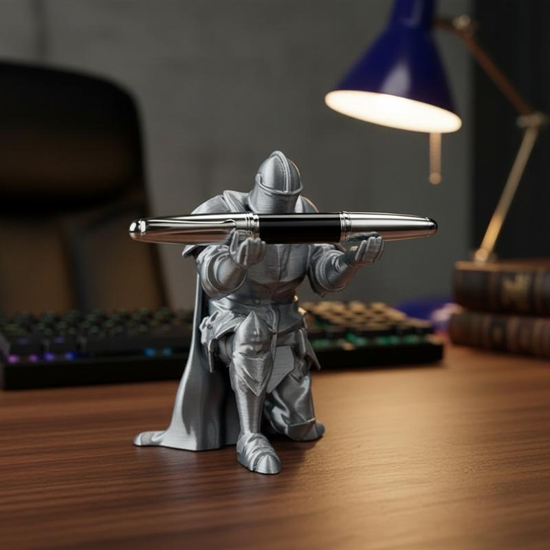 ที่วางปากกาเรซิ่นรูปชุดเกราะยุ - Resin Art Stand บทวิจารณ์และราคา