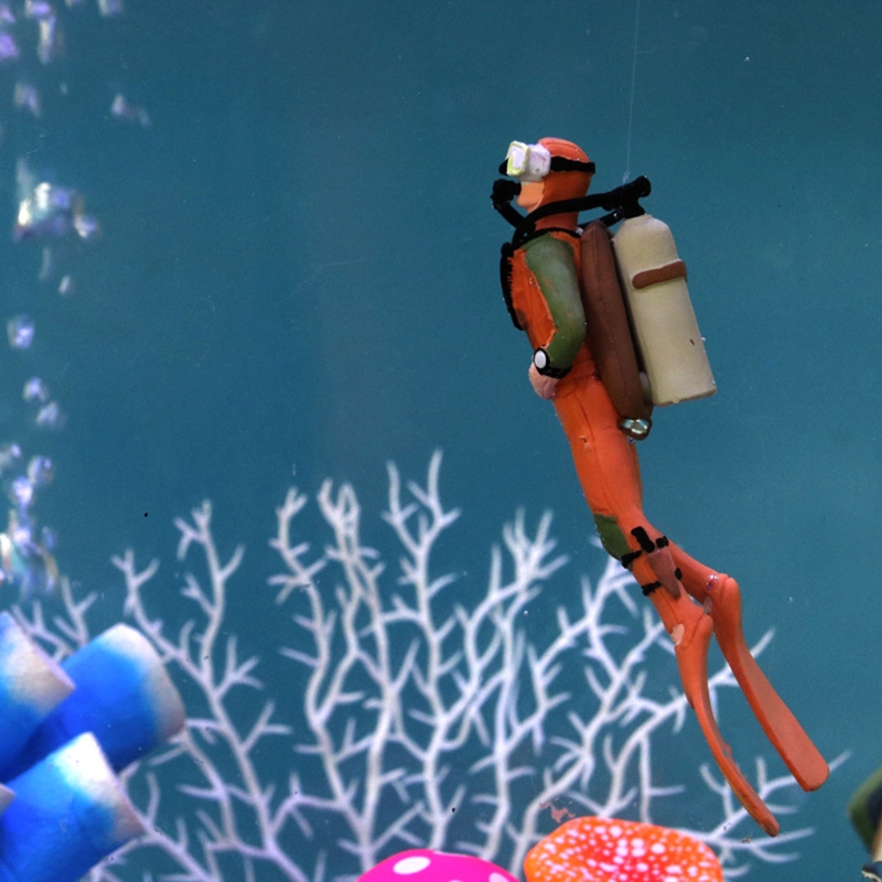 Aquarium DIVER ตกแต่งลอยเรซิ่น - Resin Art Underwater บทวิจารณ์และราคา