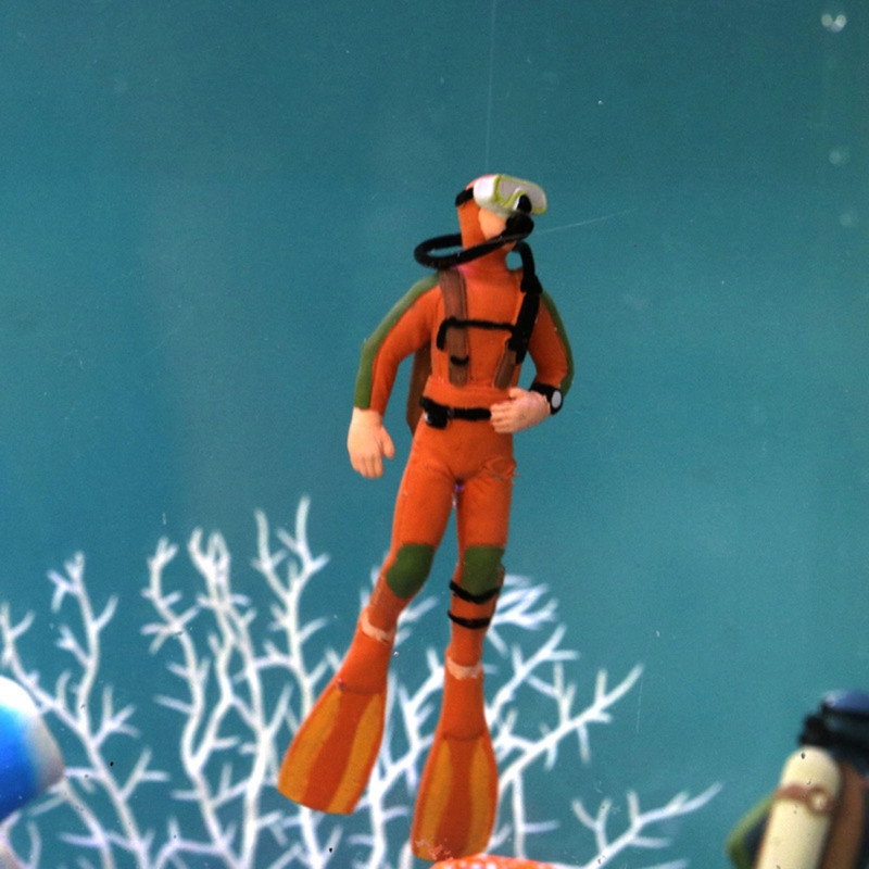 Aquarium DIVER ตกแต่งลอยเรซิ่น - Resin Art Underwater บทวิจารณ์และราคา