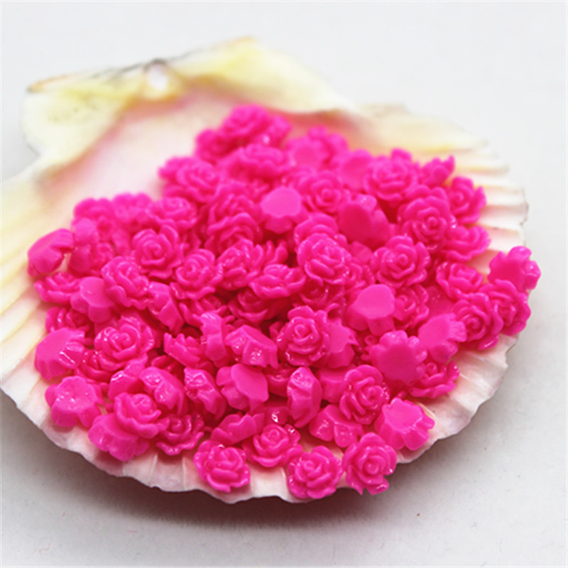 100pcs 6mm เรซิ่น MINI Rose ดอ - Resin Art For Rose บทวิจารณ์และราคา