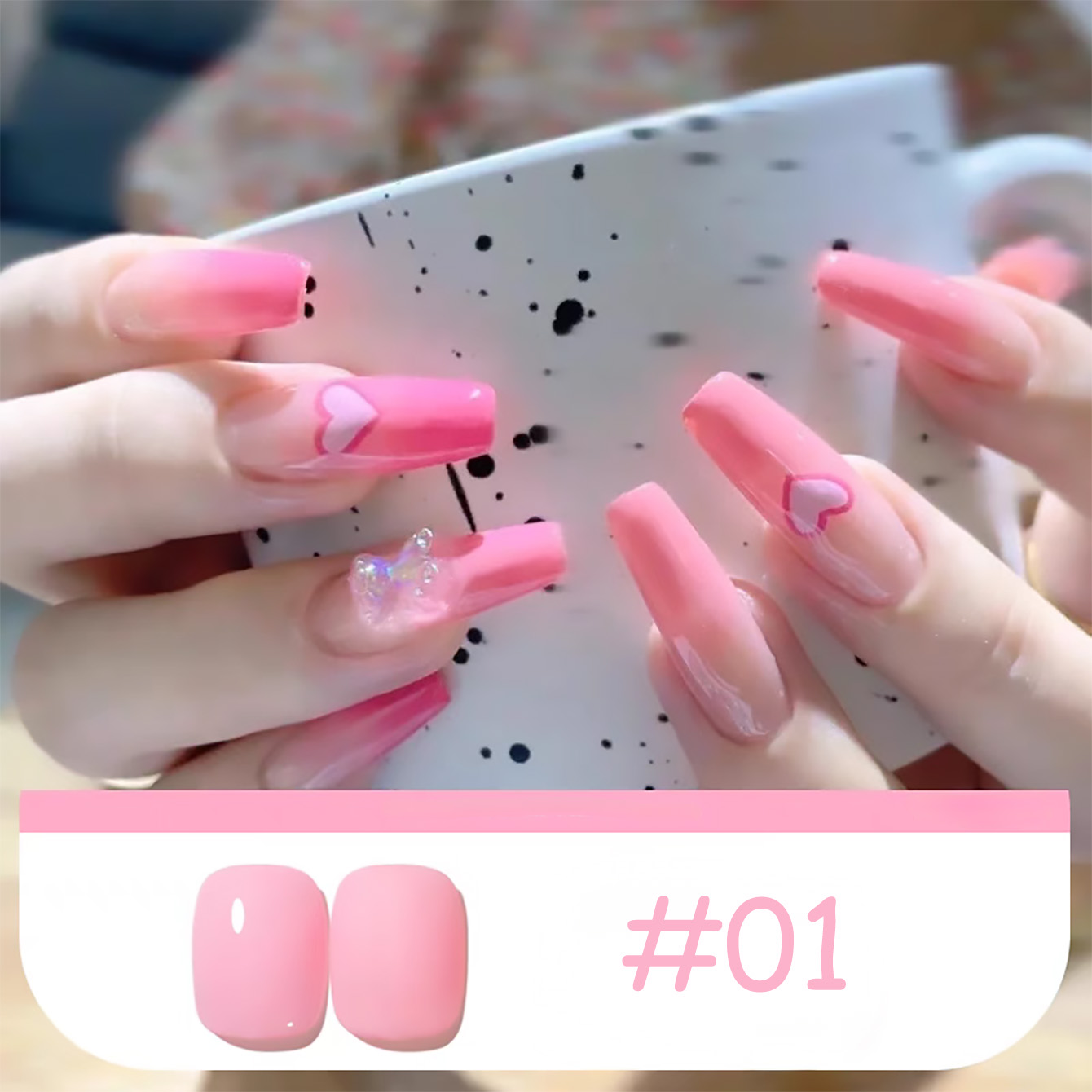 ZH1PCS เจลทาเล็บสีชมพูโรสยอดนิ - Resin Art For Rose บทวิจารณ์และราคา