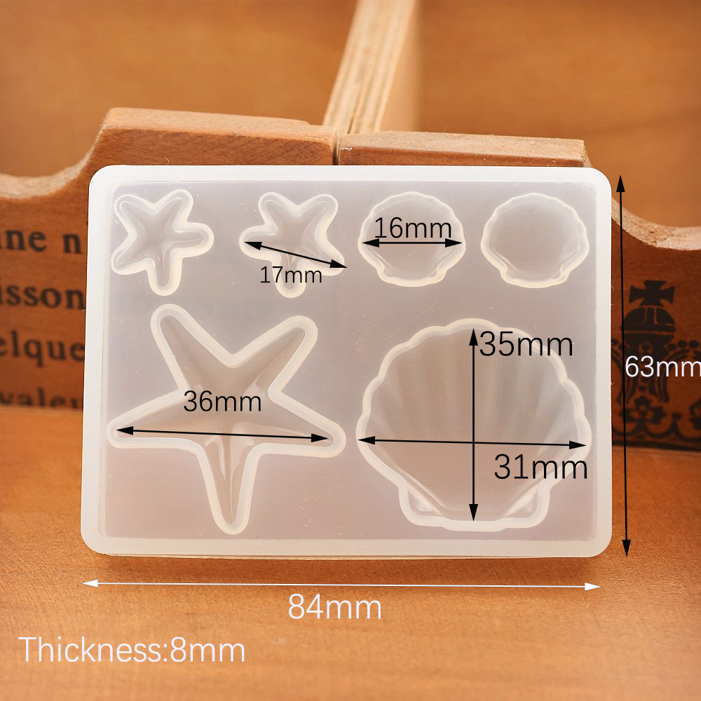 ลูกปัดจี้ซิลิโคนแม่พิมพ์ซิลิโค - Silicone Mold Ocean บทวิจารณ์และราคา