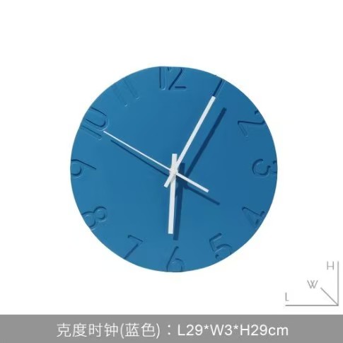 นาฬิกาแขวนผนังสไตล์นอร์ดิก - เ - Resin Art Wall Clock บทวิจารณ์และราคา