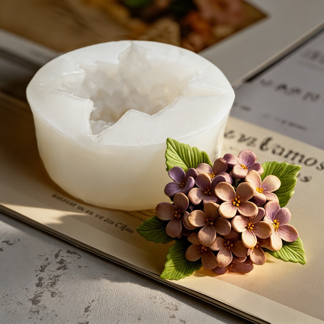 แม่พิมพ์ซิลิโคนรูปดอกไม้ 3 มิต - Resin Art For Rose บทวิจารณ์และราคา