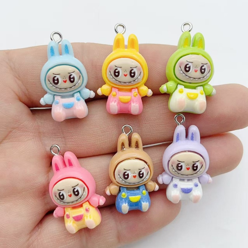 ชาร์มเรซิ่นรูปบ้านกระต่ายสตรอว - Resin Art Earrings บทวิจารณ์และราคา