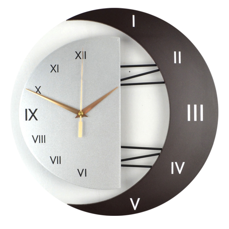 Modern Mute Wall Clock ย้ายเงี - Resin Art Wall Clock บทวิจารณ์และราคา