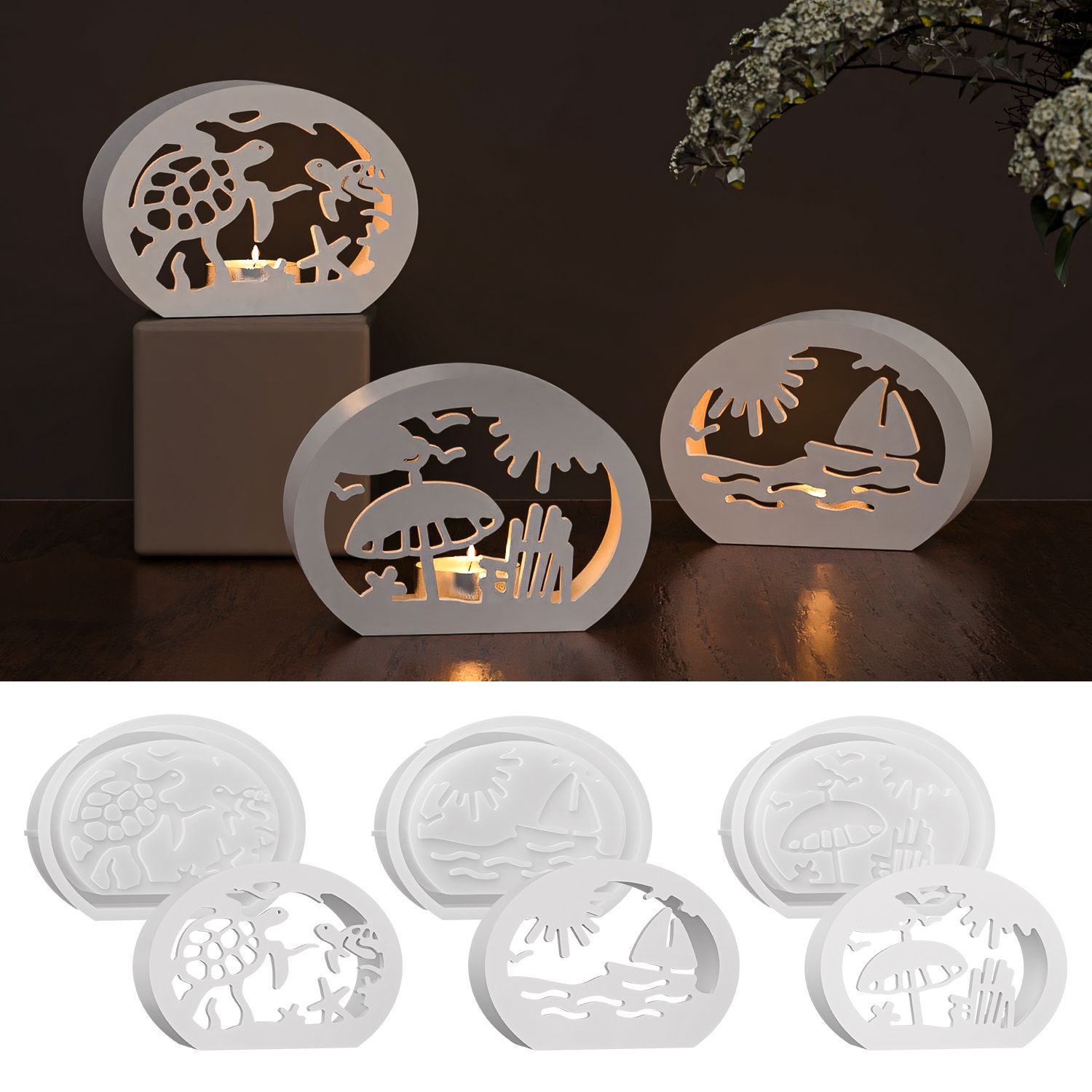 แม่พิมพ์ซิลิโคนสำหรับทำเชิงเที - Silicone Mold Ocean บทวิจารณ์และราคา