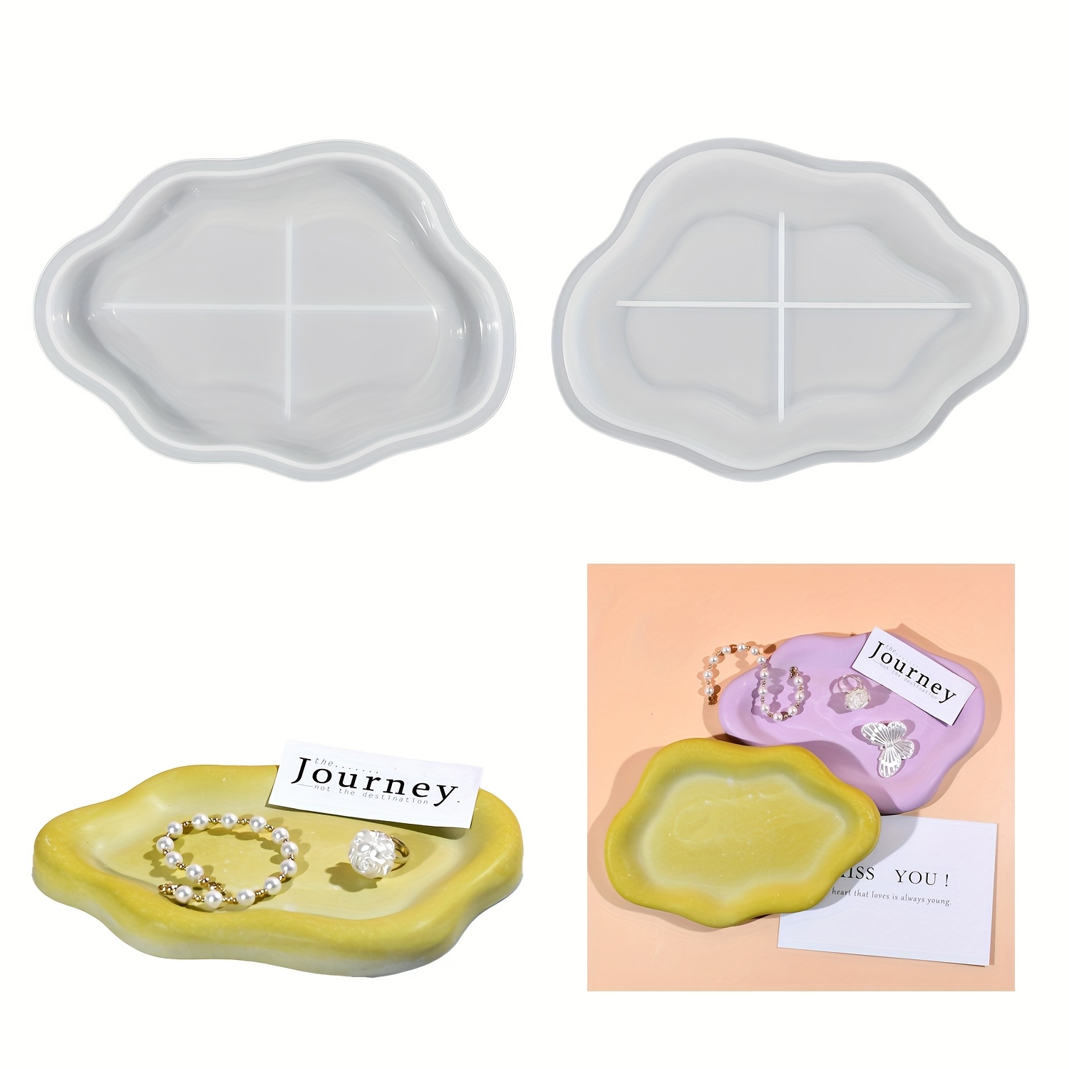 แม่พิมพ์เรซิ่นรูปหัวใจ ถาดรองแ - Resin Art Tray บทวิจารณ์และราคา
