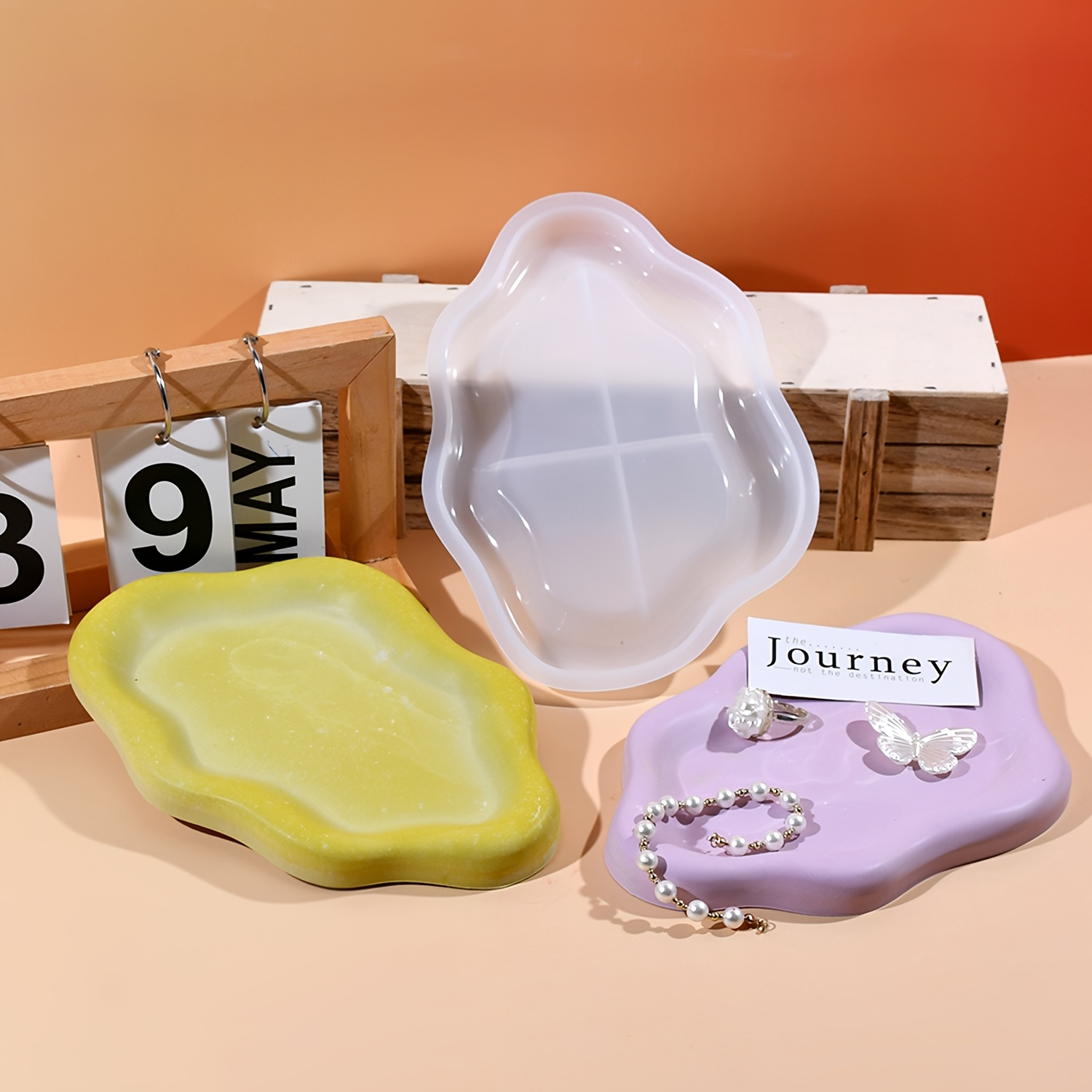 แม่พิมพ์เรซิ่นรูปหัวใจ ถาดรองแ - Resin Art Tray บทวิจารณ์และราคา