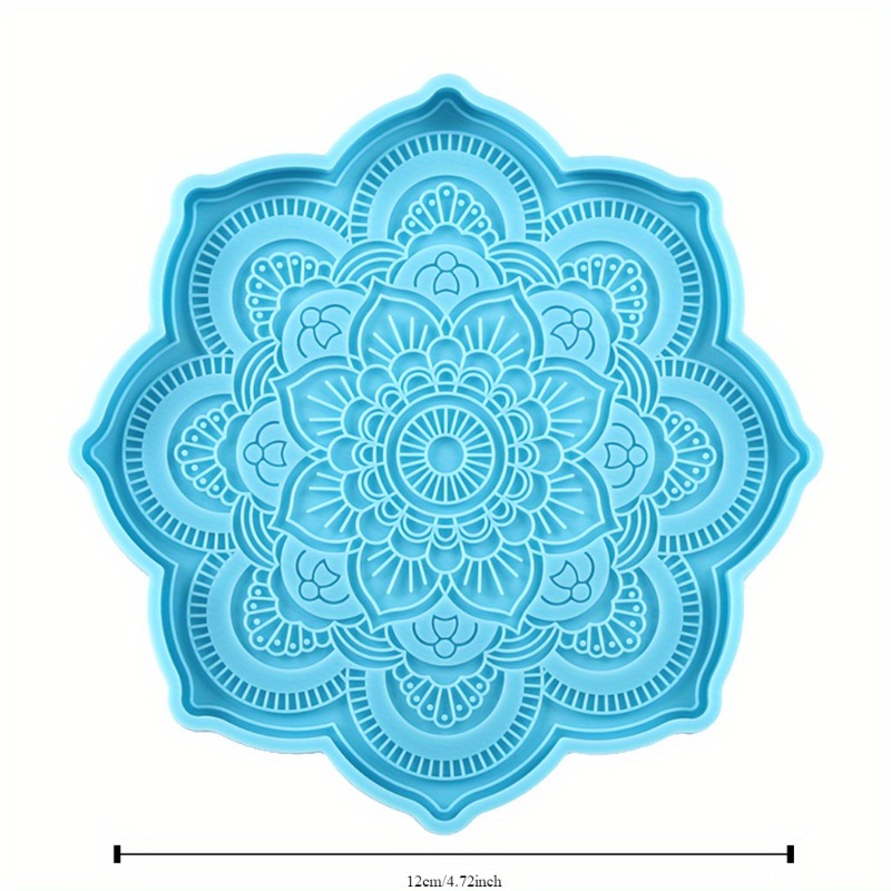 Mandala Coaster แม่พิมพ์ซิลิโค - Resin Art Tray บทวิจารณ์และราคา