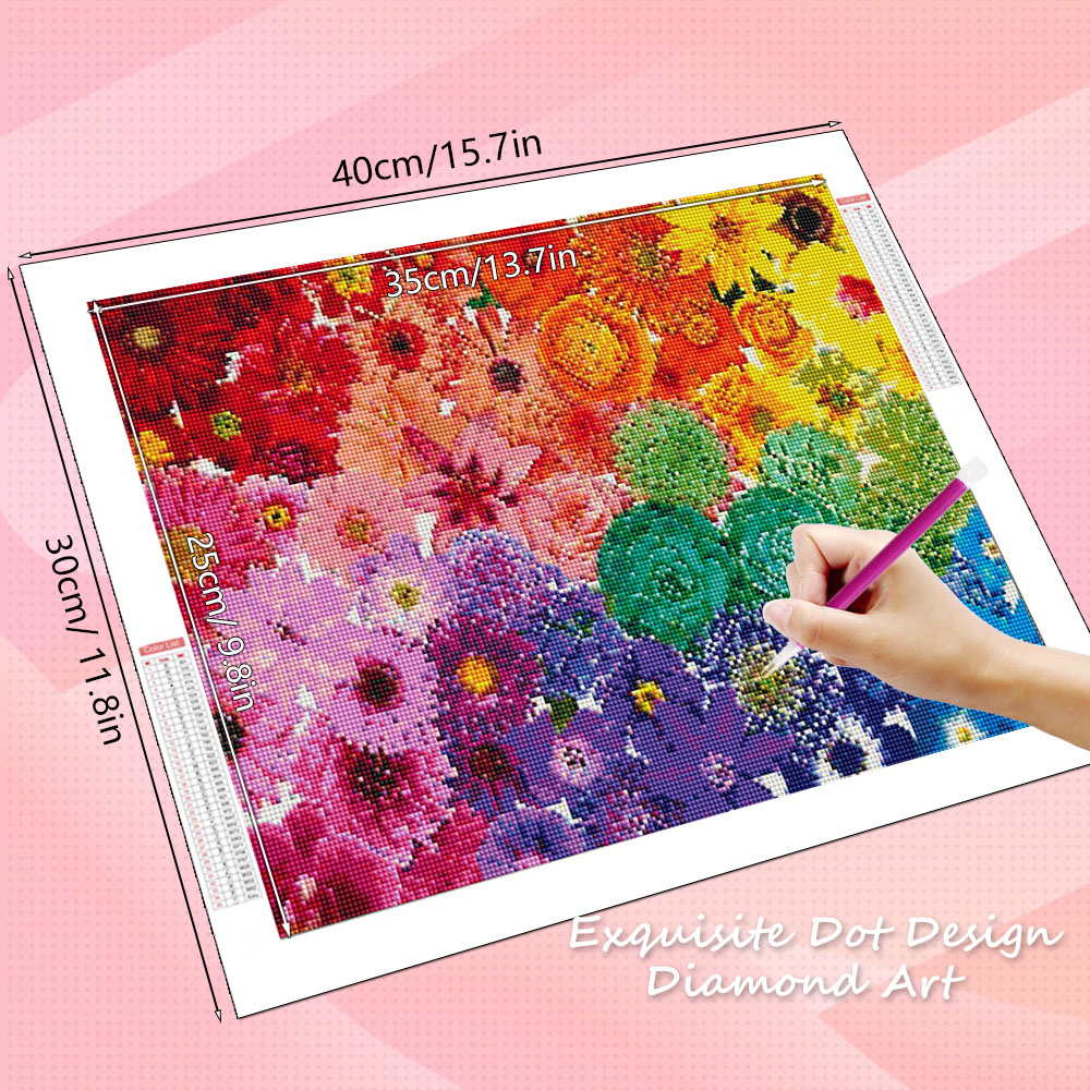 ชุดงานศิลปะเพชร HUACAN ลายดอกไ - Resin Art For Rose บทวิจารณ์และราคา