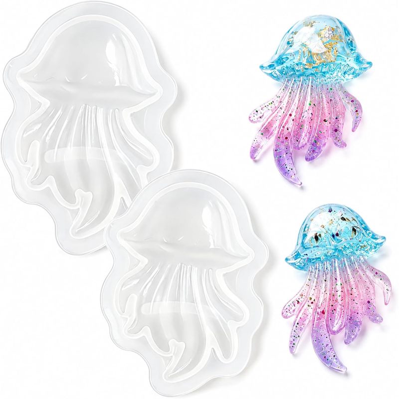 ชุดแม่พิมพ์เรซิ่นรูปแมงกะพรุน  - Silicone Mold Ocean บทวิจารณ์และราคา