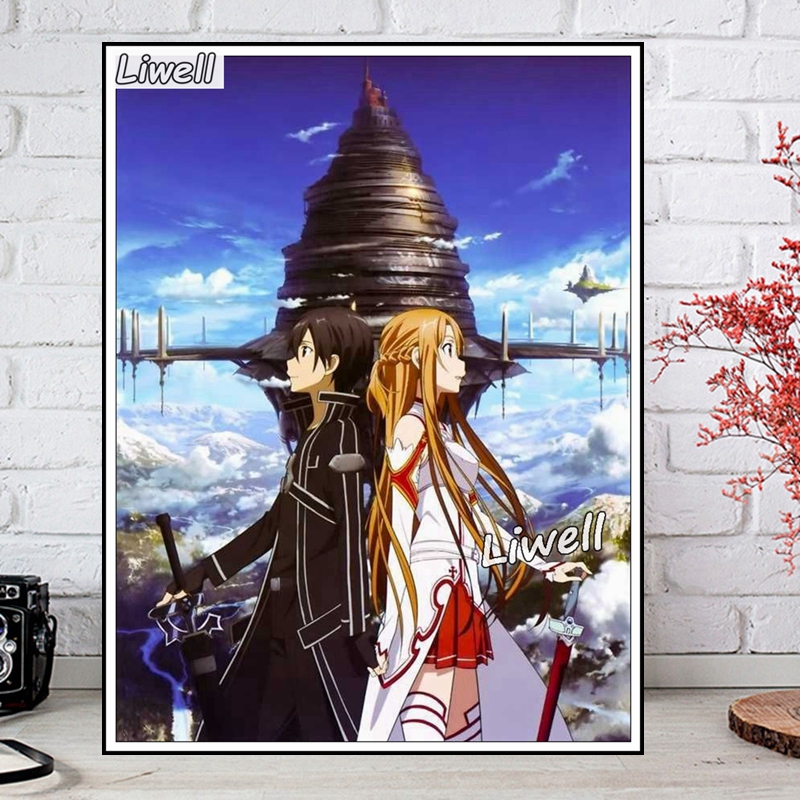 ดาบศิลปะออนไลน์ 5d เพชรภาพวาดแ - Resin Art Online บทวิจารณ์และราคา