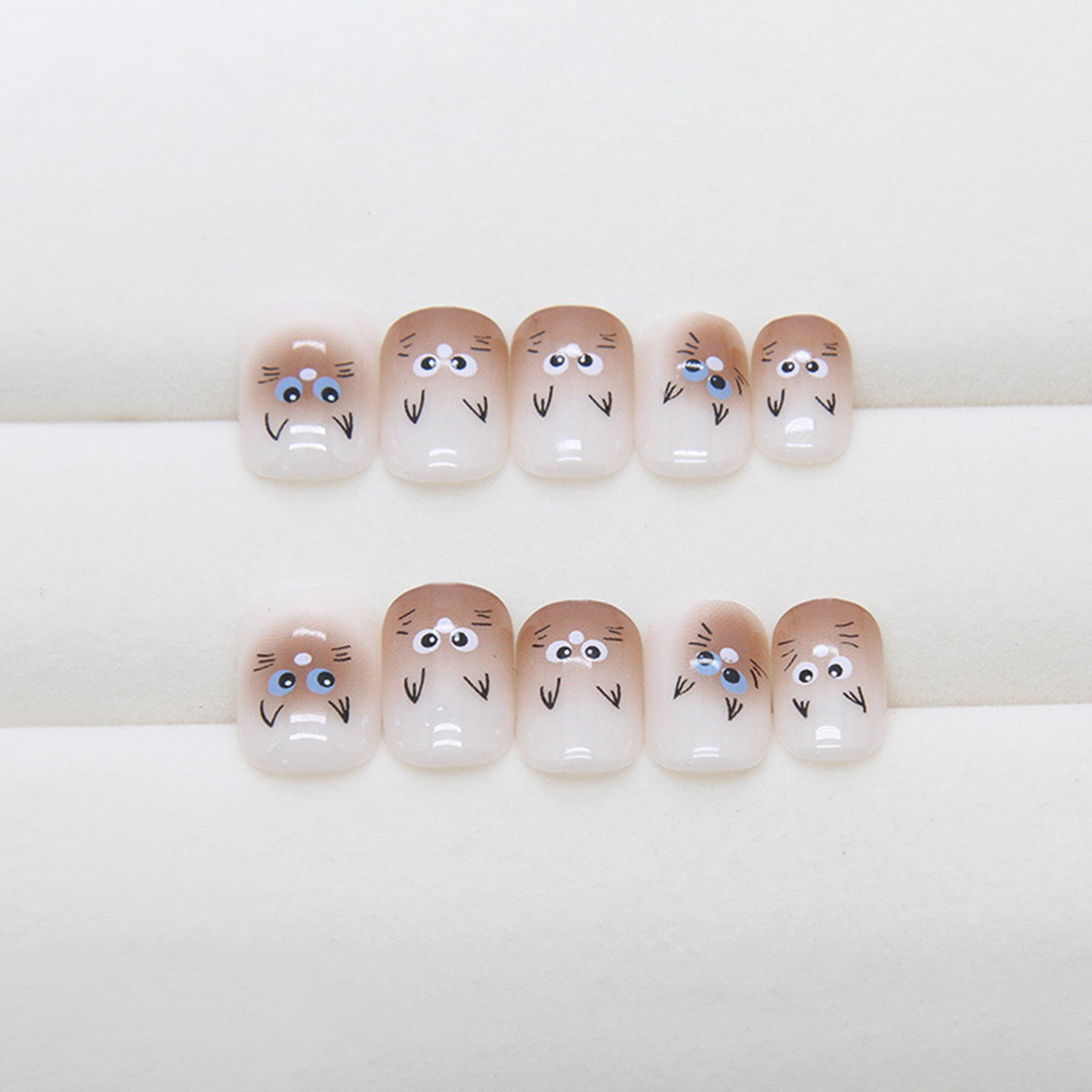 เล็บปลอมเรซินแบบสั้น ลายการ์ตู - Resin Art Online บทวิจารณ์และราคา