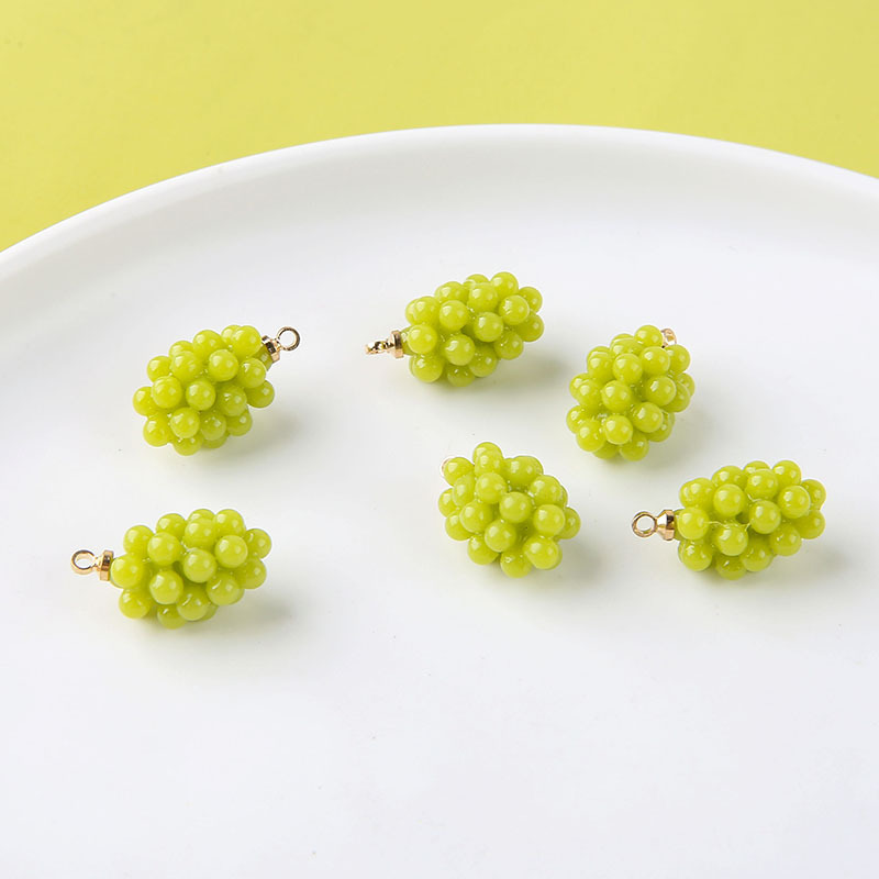 จี้เรซินรูปองุ่นน่ารัก 6 ชิ้น  - Resin Art Box บทวิจารณ์และราคา