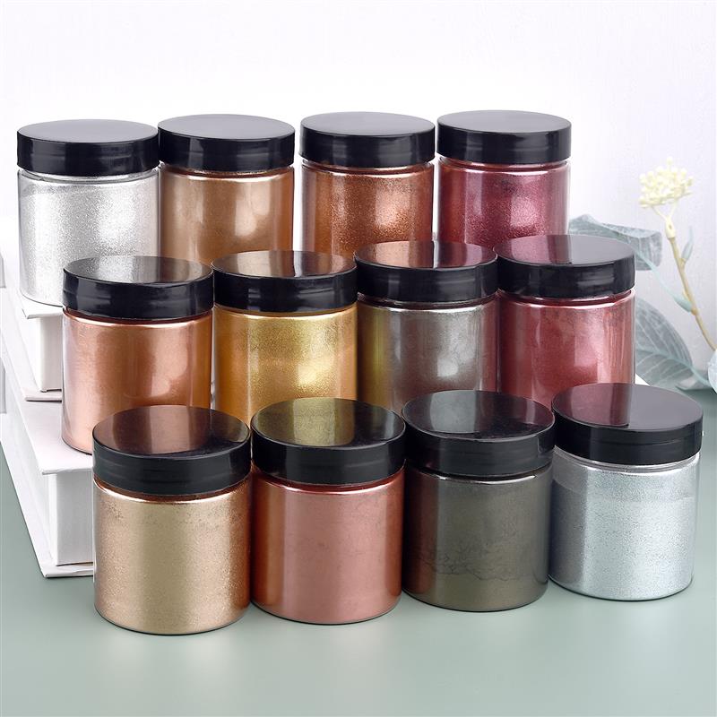 เม็ดสีเงินประกายเมทัลลิก50กรัม - Resin Art Liquid บทวิจารณ์และราคา