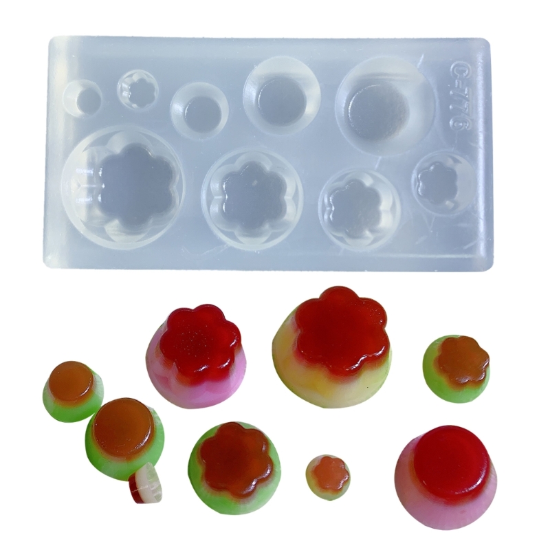น่ารักพุดดิ้งรูปร่างซิลิโคนแม่ - Resin Art Liquid บทวิจารณ์และราคา