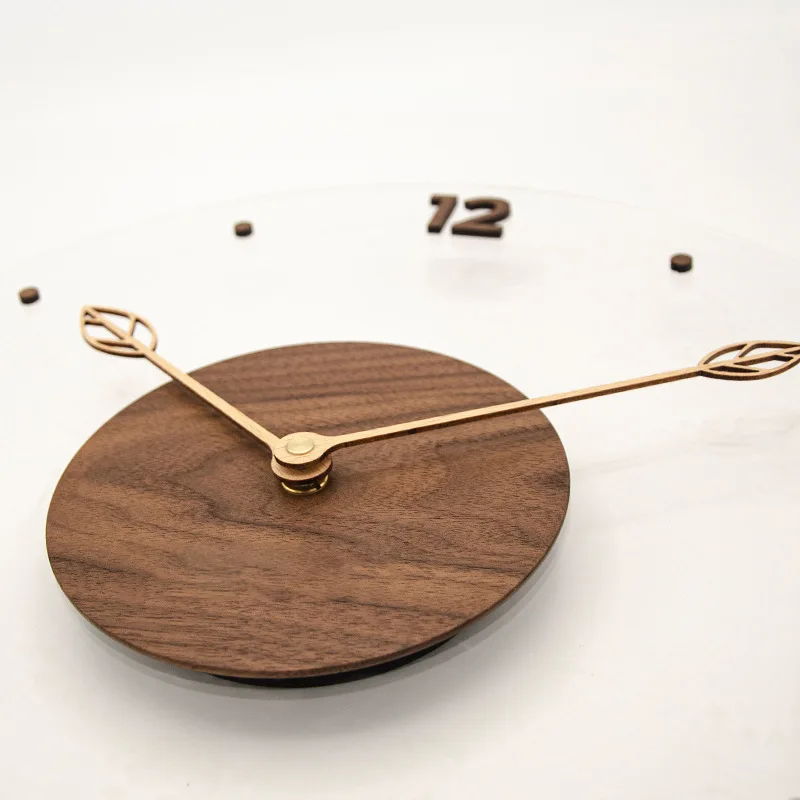 นาฬิกาแขวนผนังไม้เนื้อแข็งขนาด - Resin Art Wall Clock บทวิจารณ์และราคา