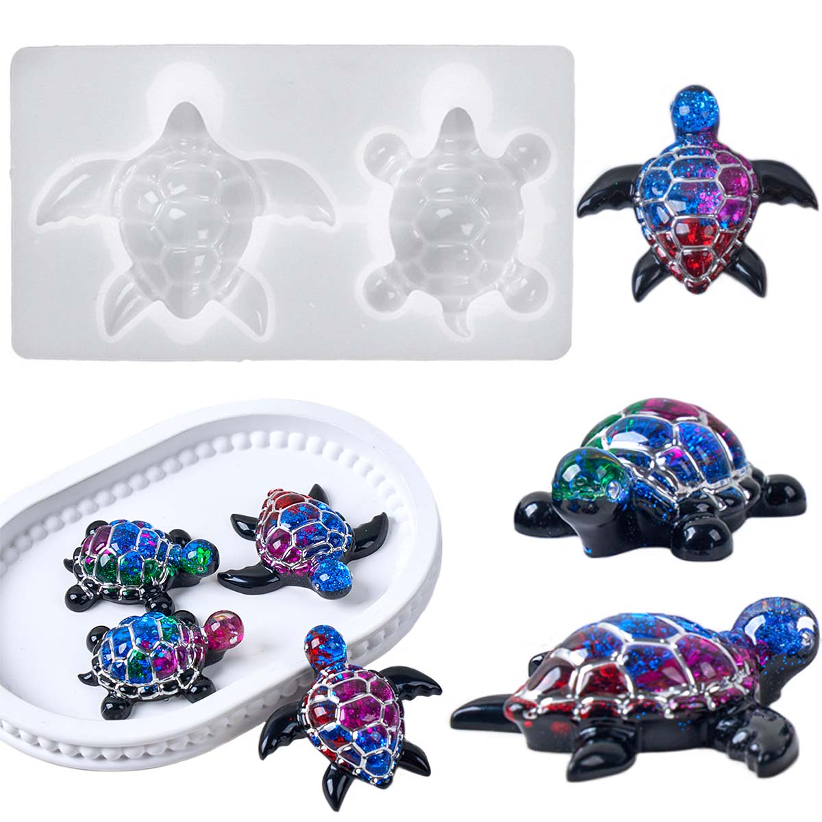 แม่พิมพ์ซิลิโคนรูปเต่าทะเล 3 ม - Silicone Mold Ocean บทวิจารณ์และราคา