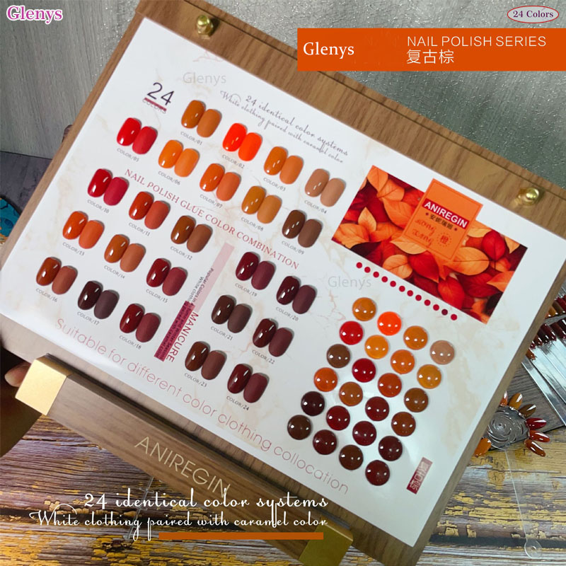 ยาทาเล็บสีน้ำตาลวินเทจ 24 สี ก - Resin Art Online บทวิจารณ์และราคา