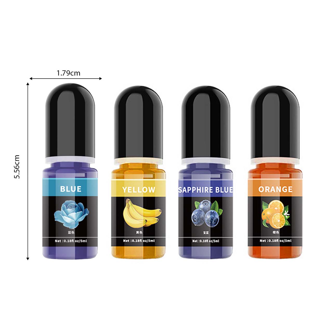 5 ml/ขวดอีพ็อกซี่เรซิ่นPigment - Resin Art Liquid บทวิจารณ์และราคา