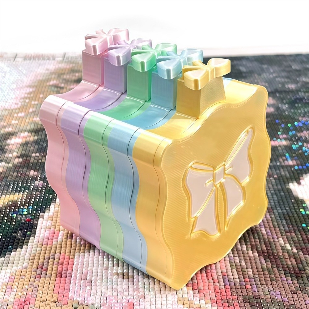 ถาดปักเพชร DIY ลายโบว์ พร้อมฝา - Resin Art Tray บทวิจารณ์และราคา