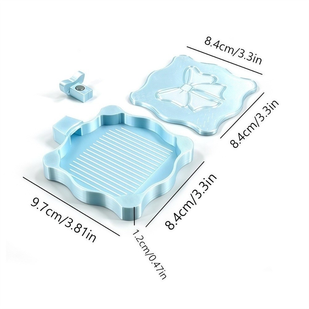 ถาดปักเพชร DIY ลายโบว์ พร้อมฝา - Resin Art Tray บทวิจารณ์และราคา