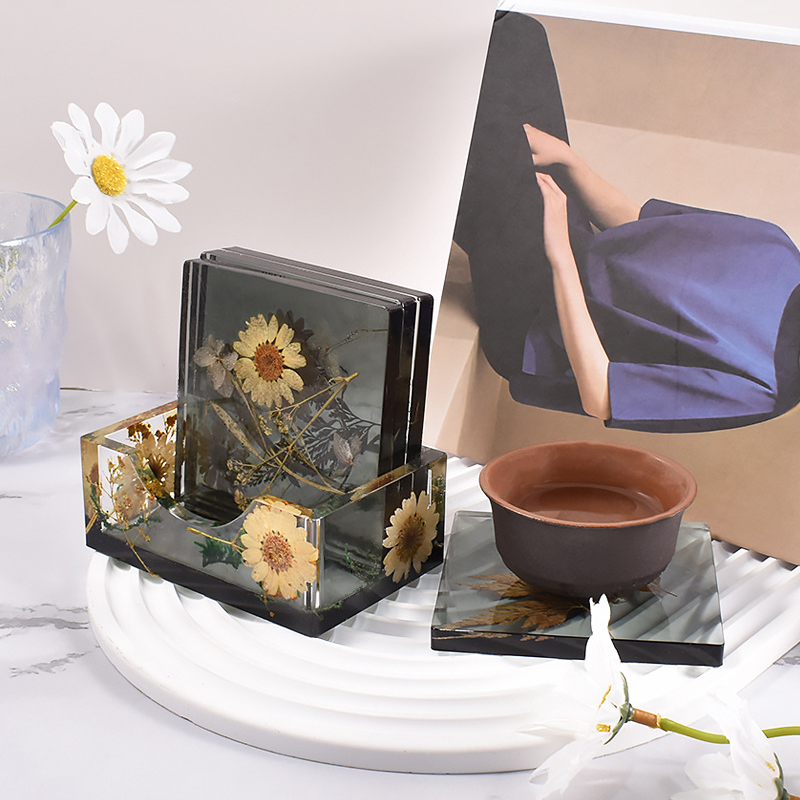 แม่พิมพ์กล่องเก็บของทำจากซิลิโ - Coaster Mold Square บทวิจารณ์และราคา