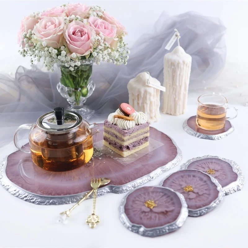DIY คริสตัลอีพ็อกซี่เรซินแม่พิ - Resin Art Tray บทวิจารณ์และราคา