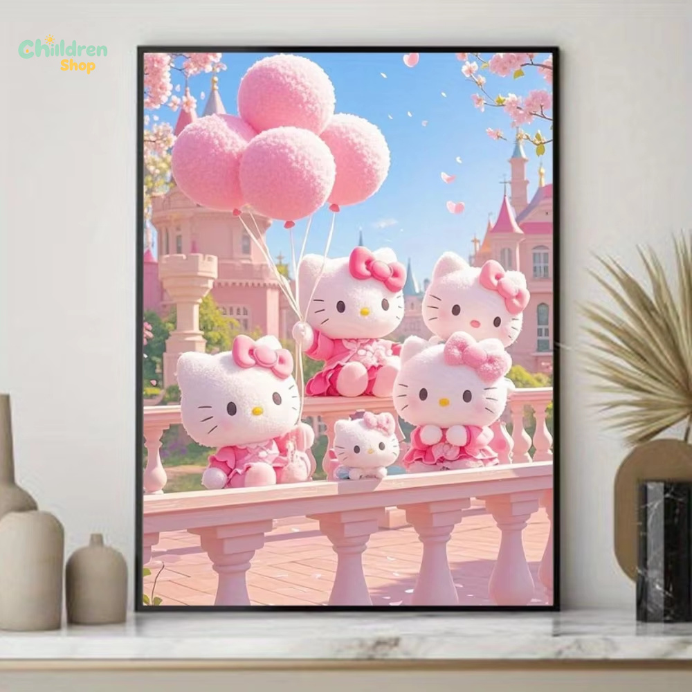 ภาพเพชร 5D DIY ลายซานริโอ เฮลโ - Resin Art Frame บทวิจารณ์และราคา