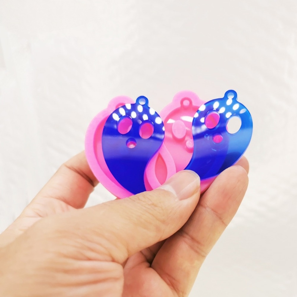 แม่พิมพ์ซิลิโคนรูปผีน่ารักวิบว - Resin Art Earrings บทวิจารณ์และราคา