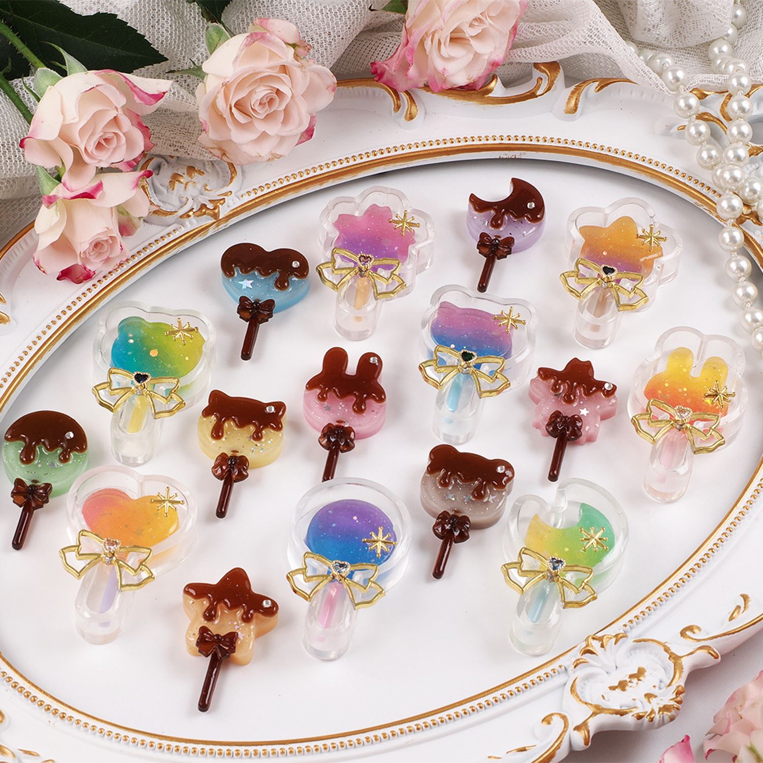 1 ชิ้นทรายไหล Lollipop แม่พิมพ - Silicone Mold Ocean บทวิจารณ์และราคา